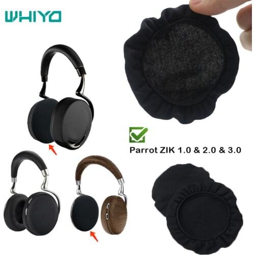 Whiyo Earpads for Parrot ZIK 1.0 2.0 3.0 by Philippe Headphones Stretch Covers Sweat Absorption Washable Germproof Deodorizing