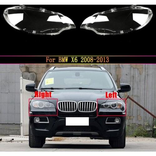 Car Headlamp Lens For BMW X6 2008 2009 2010 2011 2012 2013 Car Headlight Headlamp Lens Auto Shell Cover