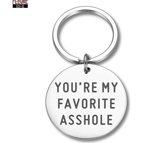 Funny Couple Gifts Boyfriend Husband Keychain from Girlfriend Wife Men Women Her Him I Love You Valentine Anniversary Birthday
