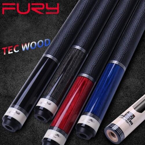 FURY TW New Arrival Carbon Billiard Pool Cue Stick 12.5mm with Carbon Extension Pool Cue Case Set TW1