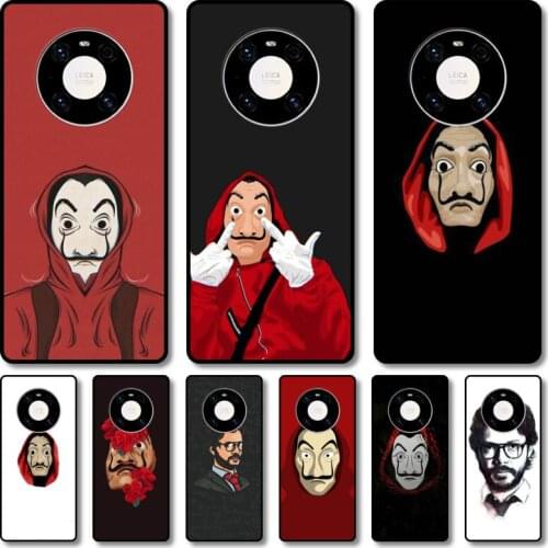 Spain money heist Phone Case For Huawei mate 40 30 10 20 40 8 9 Lite Z Pro RS black cell shell