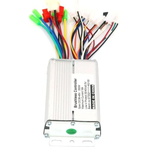 GREENTIME Sensor/sensorless Dual mode 48V 350W BLDC motor controller E-bike brushless speed controller