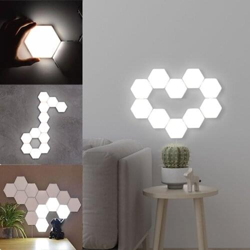 DIY Wall Lamp Home Decoration Touch Sensor Creative Lamps Magnetic Indoor Lighing Bedroom LEDNight Light Lampara Quantum Light