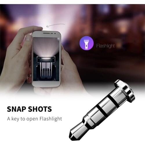 Hot Button Smart Key For Smart Phone Dustproof Plug For Android Smartphone Dust Plug Key 3.5mm Earphone Jack