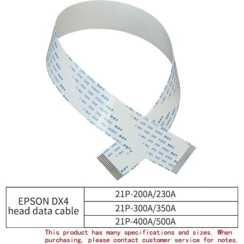 LETOP 21Pin Roland DX4 Printhead Cable For Mutoh RJ8000 8100 Roland FJ540 740 VP 540 740 Flat Data Cable Roland Cable