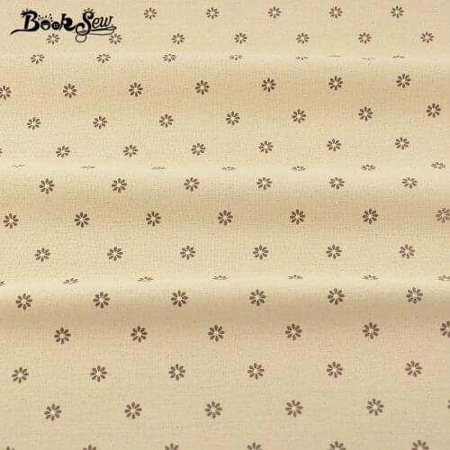 Material Tissu Home Textile Booksew Sewing Tablecloth Pillow Bag Curtain Cushion Zakka Litte Flower Design Cotton Linen Fabric