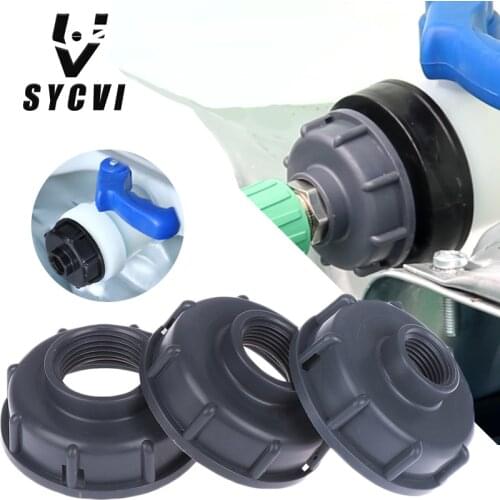 IBC Tank Valve Replacement Adapter Durable Ibc Fuel Tank Adapter Connector S60X6 Coarse Thread Cover 60Mm Internal Thread to
