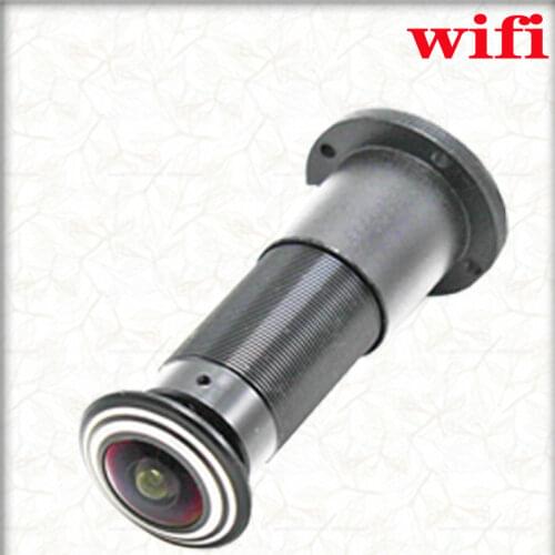 V380 Mini Door Eyelet Security 1080P HD 2.1mm Lens Wide Angle Fisheye CCTV Network Mini Cat Eye Door WifI IP Camera P2P TF Card