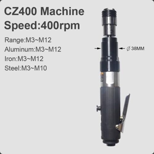 Vertical Pneumatic Tapper Machine Air Tapping Tools ISO M3-M12 Chucks