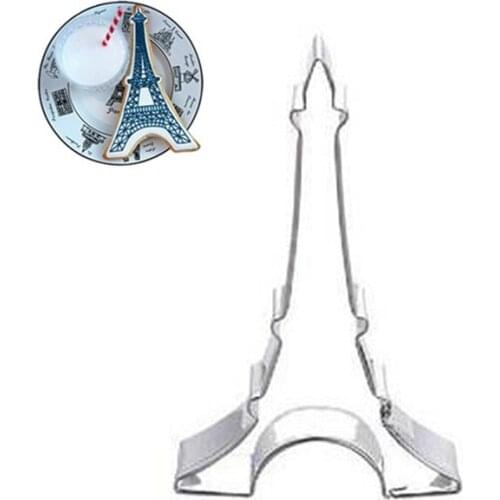 Tower Cookie Tool Cutter Biscuit Press Icing Set Stamp Mold Stainless Steel Modelling Tools Molds For Plaster Fondant