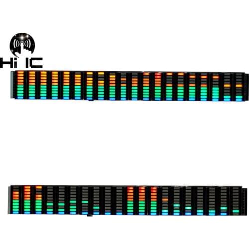 1PC 20 Segments LED Color screen Multi mode Music Audio Spectrum Indicator Level Indicator VU Meter DIY Speaker Amplifier