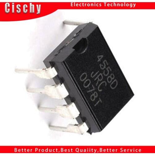 10PCS New JRC4558 4558 4558D JRC4558D DIP-8 Integrate IC Chip