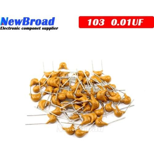 100PCS 10NF 0.01uF 10% 5.08MM 103 50V MLCC multilayer monolithic ceramic capacitor 0805
