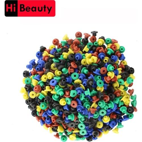 100pcs/lot High Quality Tattoo Machine Rubber Nipple Half Grommets Piston Pin Needle Mat Pad Cushion