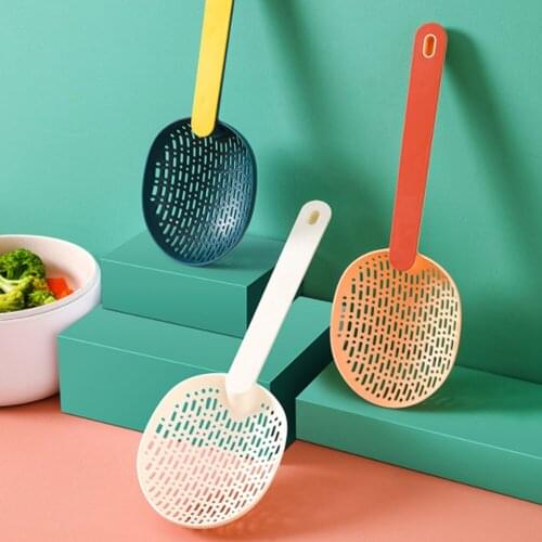 Large Strainer Scoop Colander Drain Veggies Water Scoop Gadget Cooking Tools Kitchen Accessories Gadgets