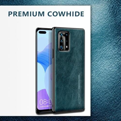 LANGSIDI Brand case For HUAWEI P40 PRO P30 LITE p20 MATE 20 10 lite Genuine leather Luxury cover For Nova 5t honor 30 30s fundas