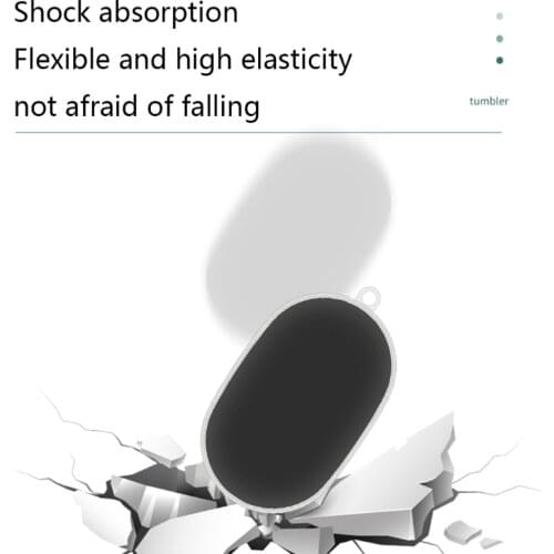 Case Cover, Anti-Lost & Shockproof Protective Skin for-realme Buds Air 2 Neo Earbuds Charging Case with Keychain