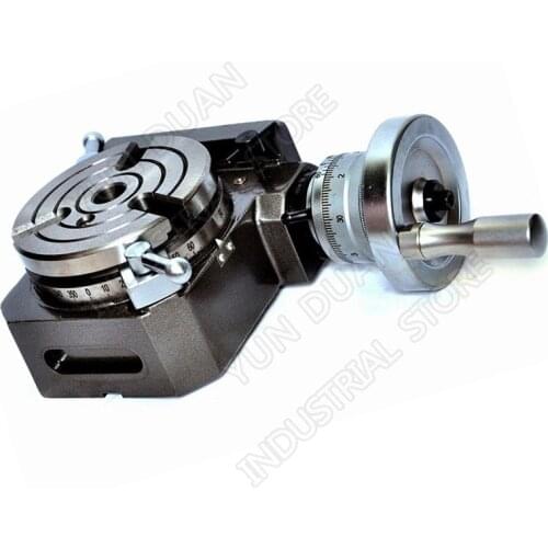 Indexing Plate 127mm 5" Rotary table vertical and horizontal For CNC Milling Drilling Grinding Machine