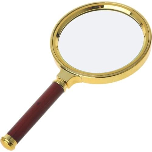 Hot 90mm Handheld 10X Magnifier Magnifying Glass Loupe Reading Jewelry
