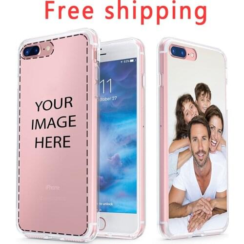 Custom Personalized Make your Photo pattern images Fashion Soft Clear Phone Case Cover For iPhone 7 6 6S 8Plus 5S X XS XR XSMax
