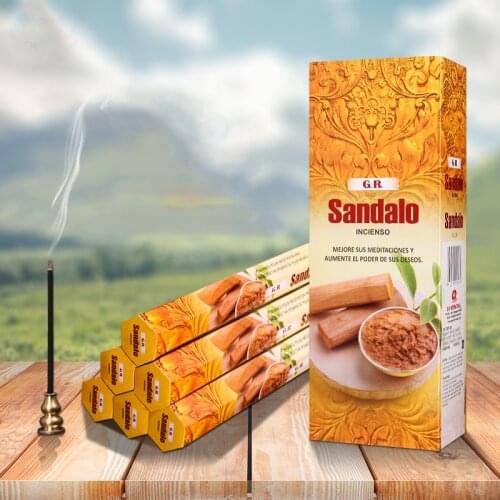 India Incense Sandalo Sandallwood Aroma Incense Stick Aromatherapy fragrance Spices Meditation Air Refreshing Cleansing