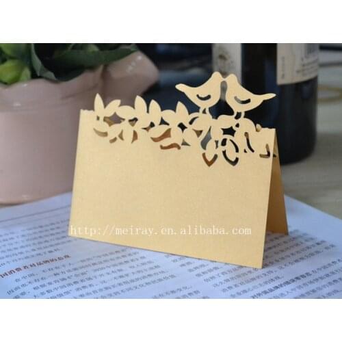Love bird wedding favors,love bird place card holder
