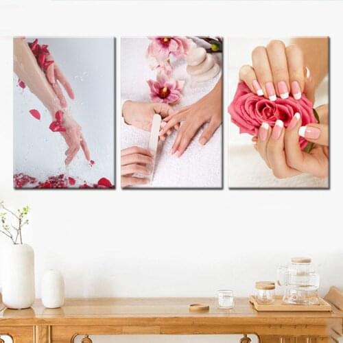 3 Pcs set Diy diamond embroidery Yoga Spa Salon Nail Body Massage 5d full rhinestones diamond painting cross stitch mosaic kits