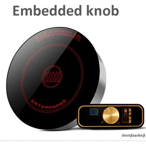 Small induction cooker Hot pot restaurant commercial electric stove line control round fast heating electric ceramic stove