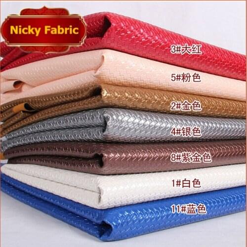 NEW Faux PU Leather Fabrics Twill Synthetic Leather for Decorative Wall Artificial Leather for DIY sewing Material Wholesale