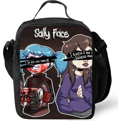 Backpacks Boys Girls Cartoon Sally Face 3D Printing School Bag Teenage Children Bookbag Satchel Rucksack Mochila Escolar 2021