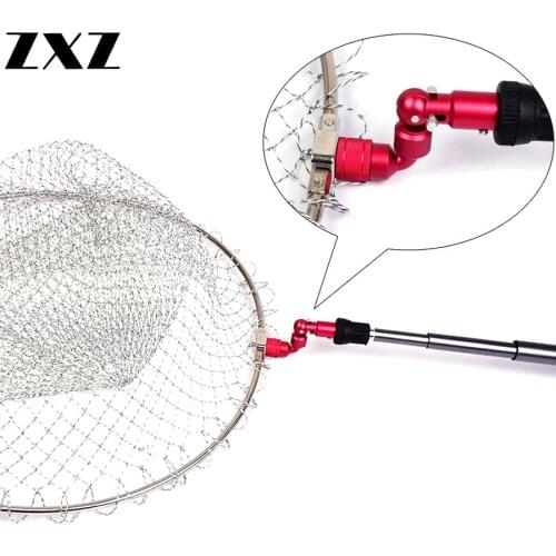 Carp Nets Tool Coarse Fishing Tilt Folding Accessories Mini Quick Release Connector Barbel Joint Aluminium Alloy Landing Net