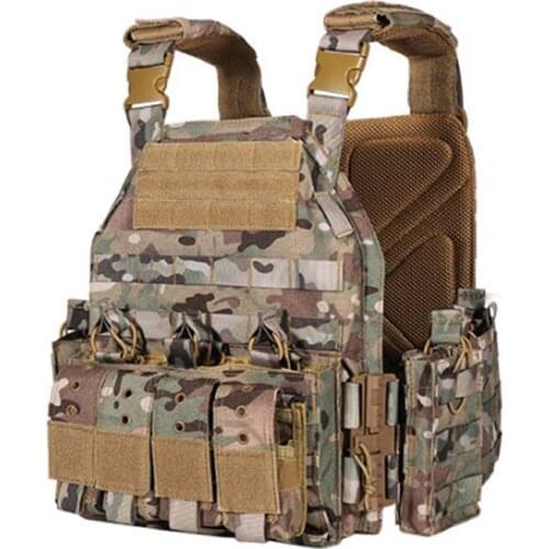 Outdoor Hunting Vest Plate Carriers Multifunctional Military Tactical Vest CS Tactical Airsoft Vest Protective Hunting Equipment