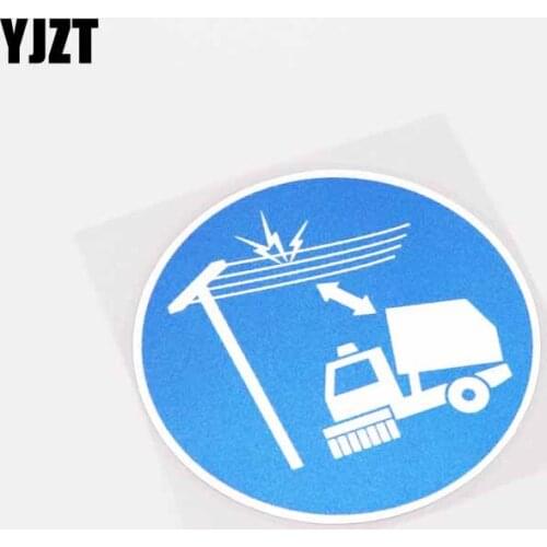 YJZT 10CM*10CM LOOK UP &LIVE Wonderful Car Sticker Decals PVC Accessories 13-0367