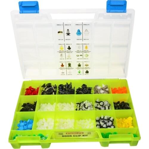 Door Trim Clips Bag Set 540 Pcs Universal + Car fastener for-Push Pin-Trim Rivet