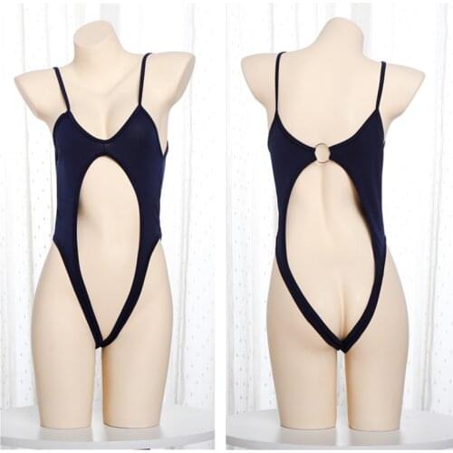 2021 Micro Sexy Lingerie Suit Sling String Underwear Metal Ring Hollow Out Beach Swimwear Swimsuit Women Sexy Lingerie Set