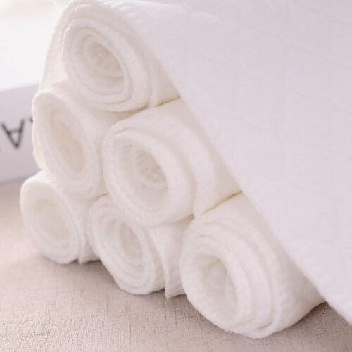 10PCS Reusable Baby Diapers Cloth Diaper 3 Layer Insert Cotton Washable Baby Care Ecofriendly Diaper insert