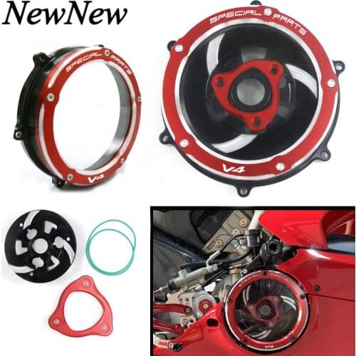 For Ducati Panigale V4S V4 Speciale 2018-2020 Motorcycle Accessories CNC Engine Parts Racing Clutch Cover Spring Retainer