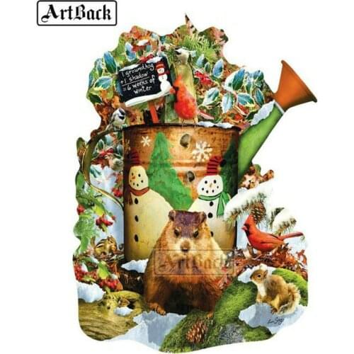 Full square / round drill diy diamond painting cartoon animal landscape 3D diamond embroidery rhinestone mosaic home decoration