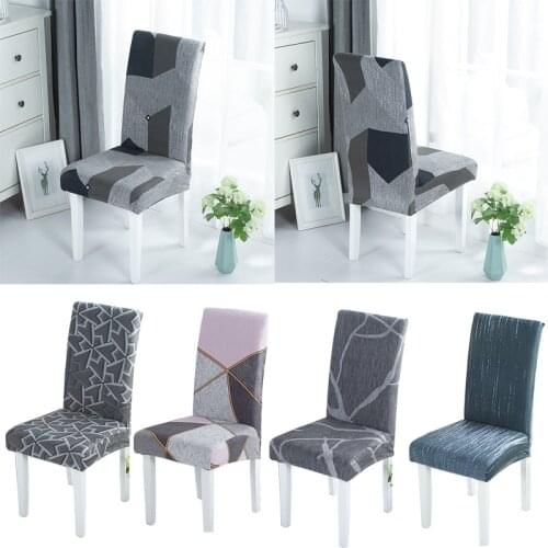 2020 new spandex chair cover for dining room elastic material slipcover for office chair banquet chair armchair protector
