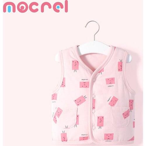 Baby Vest Vest Waistcoat Quilted Boy With Thick Warm Children Vest Inside And Outside In Autumn And Winter Outerwear & Coats