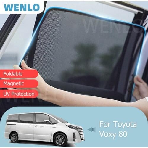 For Toyota VOXY 80 Front Windshield Car Sunshade Side Window Blind Sun Shade Magnetic Windscreen Visor Mesh Curtain Sunshield