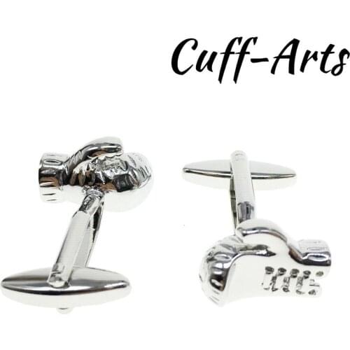 French shirt cufflink for mens Boxing Gloves Cuffs link Button male High Quality Luxury Wedding C10111