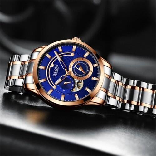 Haiqin mechanical watch mens watches top brand luxury luminous watch man tourbillon relojes hombre factory dropshipping Outlet