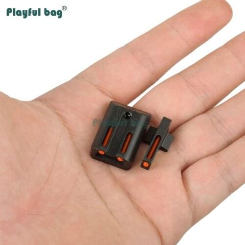 Playful bag 1911 red and green fiber sight Fiber Optic Front For 1911 CS sport decortive toys DIY cs accessories AQA52