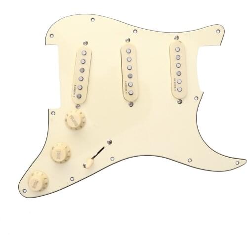Prewired Pickguard Schrauben Set Commemorative Model Classical Prewired Loaded SSS Pickguard Alnico V Pickups In 60s 2020