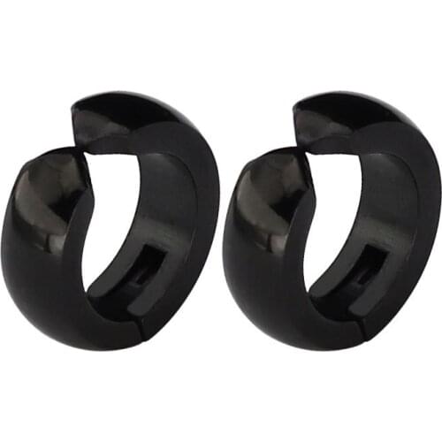 Korean Stainless Steel Titanium Arc Ear Earrings Are Unisex Earrings Without Piercing for Men Girl Free Shipping