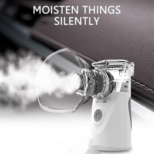 Mini USB & Battery 2 Power Adult & Kid Portable Ultrasonic Handheld Nebulize Inhaler Respirator Humidifier Atomizer Home Traval