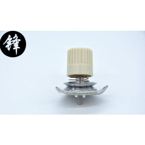 Small thread clip device for computer embroidery machine fitting thead tension rack above large wire clip board