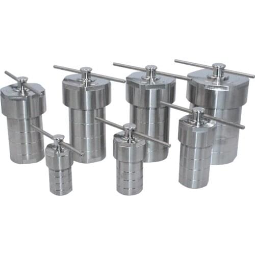 Hydrothermal synthesis reactor High temperature pressure digestion tank Polytetrafluoroethylene liner 25ml50ml100ml150ml200ml
