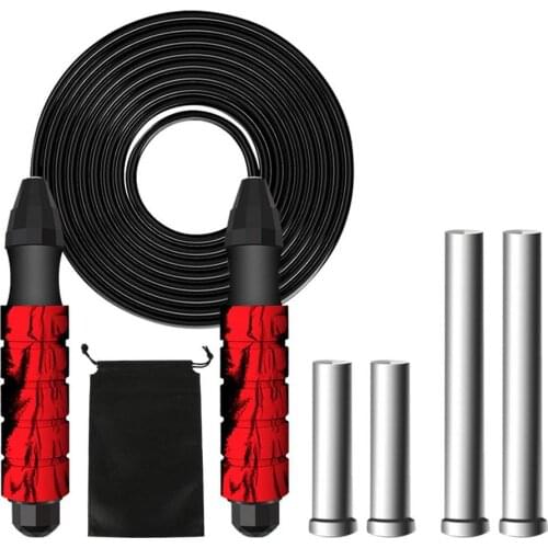 Adjustable Load-Bearing Skipping Rope For Student Training Fitness Equipment Steel Wire Weight Double-bearing Skipping Rope